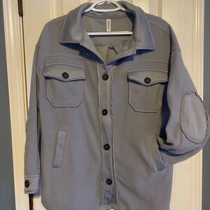 Zenana Outfitters Women's Gray Utility Jacket